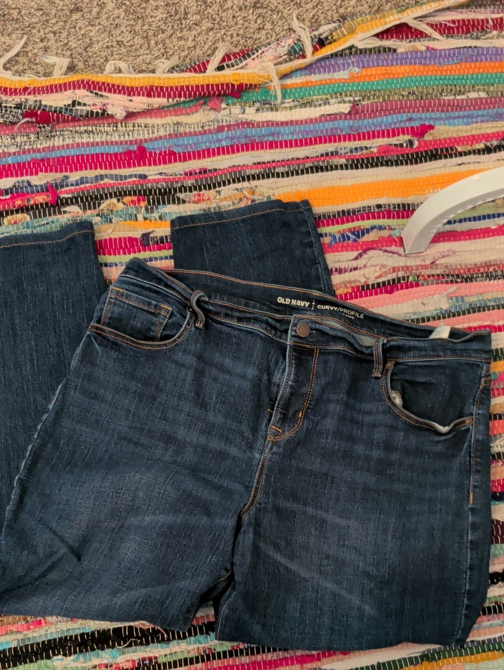 Old Navy Dark Blue Straight Jeans